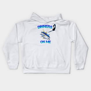 Spearfishing design t-shirt Kids Hoodie